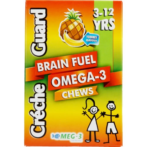 Picture of CRECHE GUARD - BRAIN FUEL OMEGA-3 CHEWS - 3-12 YEARS - 60 CHEWS