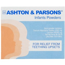 Picture of ASHTON & PARSONS TEETHING POWDER - 20'S