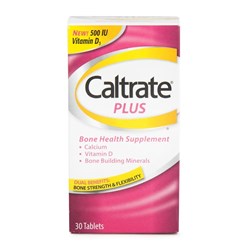 Picture of CALTRATE PLUS 500IU VIT D - 30's