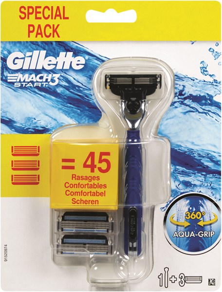 Picture of GILLETTE MACH 3 SPECIAL PACK - START H + 3 BLADES