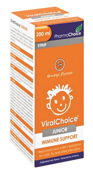 Picture of VIRAL CHOICE JUNIOR IMMUNE SUPPORT SYRUP - 200ML
