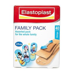 Show details for ELASTOPLAST FAMILY PACK - ASSORTED - 40's Picture of ELASTOPLAST FAMILY PACK - ASSORTED - 40's