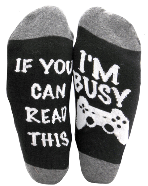 Picture of NOVELTY SOCKS - IF YOU CAN READ THIS