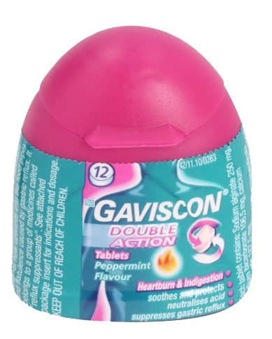 Picture of GAVISCON DOUBLE ACTION TABLETS - 24's