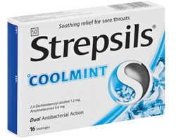 Show details for STREPSILS LOZENGES COOLMINT - 16'S Picture of STREPSILS LOZENGES COOLMINT - 16'S