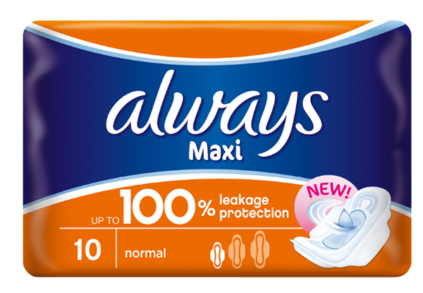 Picture of ALWAYS MAXI NORMAL - 10'S