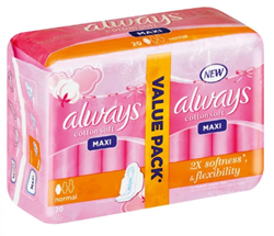 Picture of ALWAYS MAXI SOFT NORMAL DUO 20'S