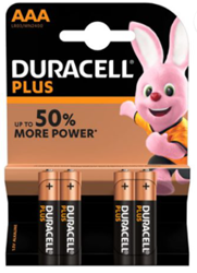Show details for DURACELL PLUS BATTERIES - AAA - 4'S Picture of DURACELL PLUS BATTERIES - AAA - 4'S