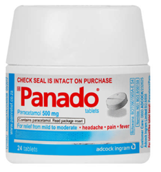 Show details for PANADO 500MG - 24'S - TRACER Picture of PANADO 500MG - 24'S - TRACER