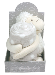 Picture of PLUSH SHEEP WITH BLANKET