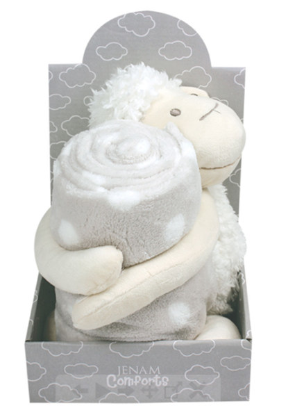 Picture of PLUSH SHEEP WITH BLANKET