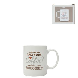 Picture of COFFEE ADDICT - MUG - HOW DO YOU TAKE YOUR COFFEE?