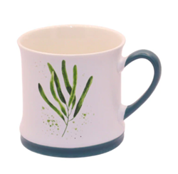 Picture of GREEN LEAVES MUG - SEA GRASS