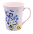 Picture of FLORAL WHITE CERAMIC MUG - BLUES , Picture 1
