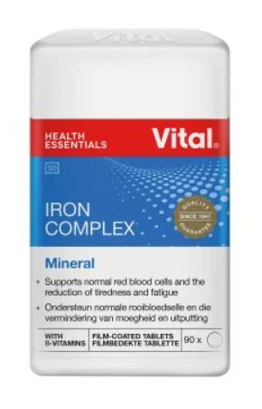 Picture of VITAL IRON COMPLEX TABLETS - 90'S