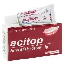 Picture of ACITOP FEVER BLISTER CREAM - 2G